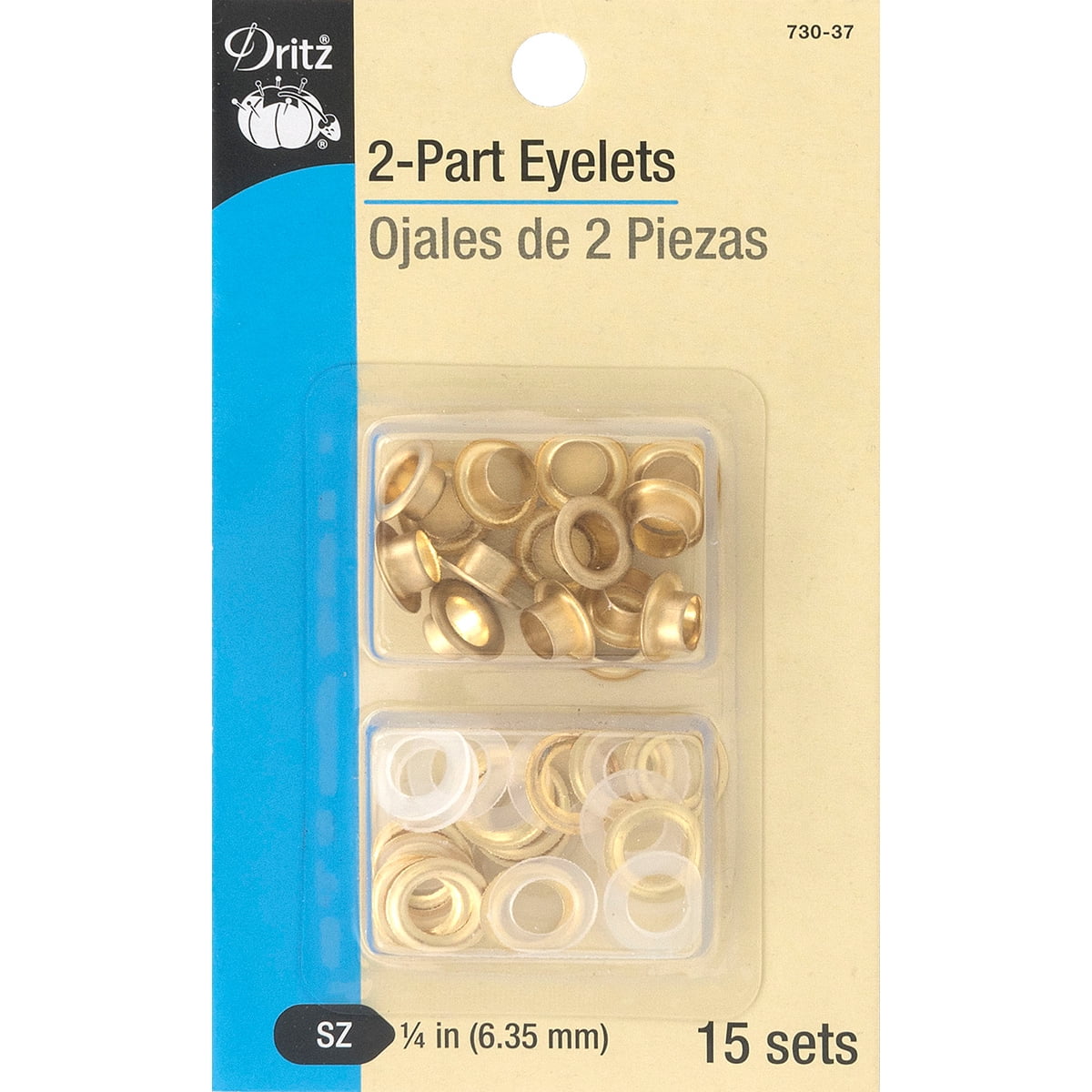Dritz 2 Part Eyelets 1/4" Inner Diamet