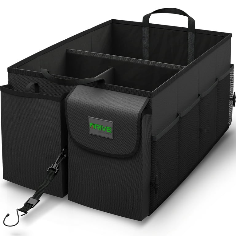 DRIVE Auto Products Multi Compartment Car Organizer and Trunk