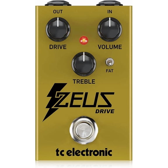 DRIVE OVERDRIVE Dynamic Overdrive Pedal with Mod Switch and Optional Buffered Bypass