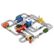 Driven by Battat 129-Piece City Playset with Toy Vehicles and Buildings for Kids 3+ Years Old