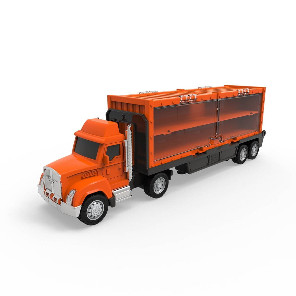 SUPER TRUCK リモコンカー オレンジ色 Amazon.com: Monster Truck with Lights & Sounds, Motorized