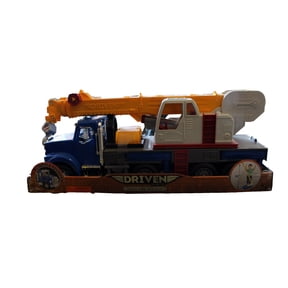 DRIVEN by Battat Jumbo Crane Truck - Large Toy Crane Truck with Movable Parts