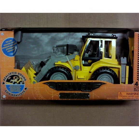 DRIVEN by Battat DRIVEN Toy Digger Truck Backhoe Loader Midrange Series