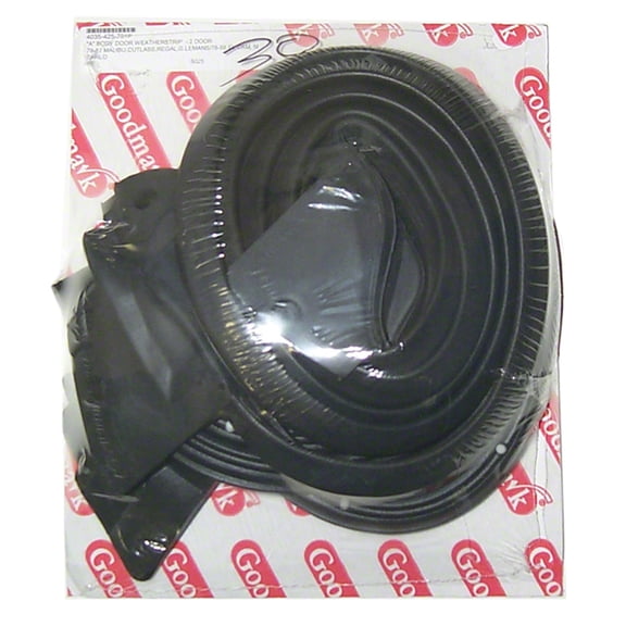 DRIVER AND PASSENGER SIDE PAIR OF DOOR WEATHERSTRIPS FOR 2-DOOR       MODELS