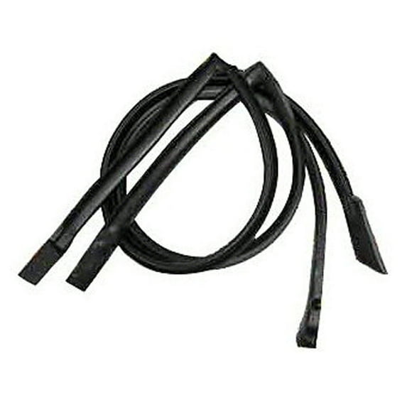 DRIVER AND PASSENGER SIDE PAIR OF ROOF RAIL WEATHERSTRIPS FOR MODELS WITHOUT T-TOPS