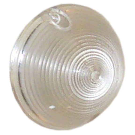 DRIVER OR PASSENGER SIDE CLEAR PARK LIGHT LENS; 2 REQUIRED