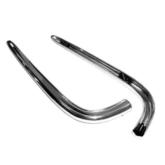 DRIVER SIDE EYEBROW MOLDING; MADE OF ALUMINUM