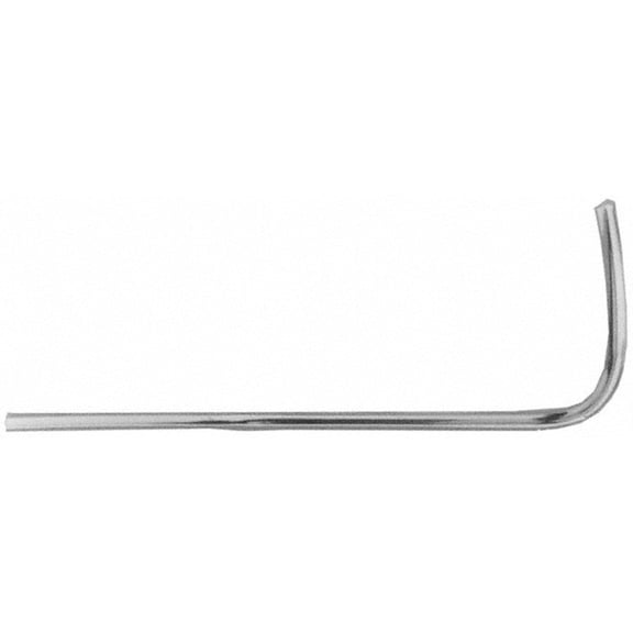 DRIVER SIDE GRILLE MOLDING; WITH HARDWARE; MADE OF ALUMINUM