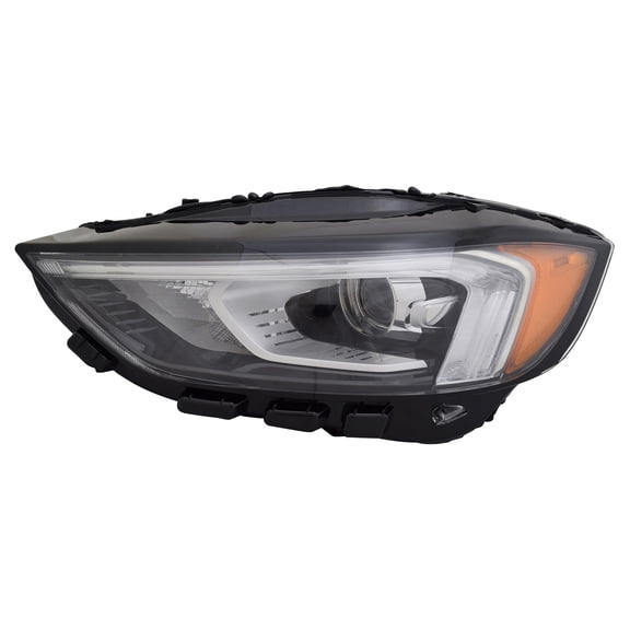 DRIVER SIDE HEAD LIGHT ASSEMBLY; FITS SEL/TITANIUM MODELS; WITH LED