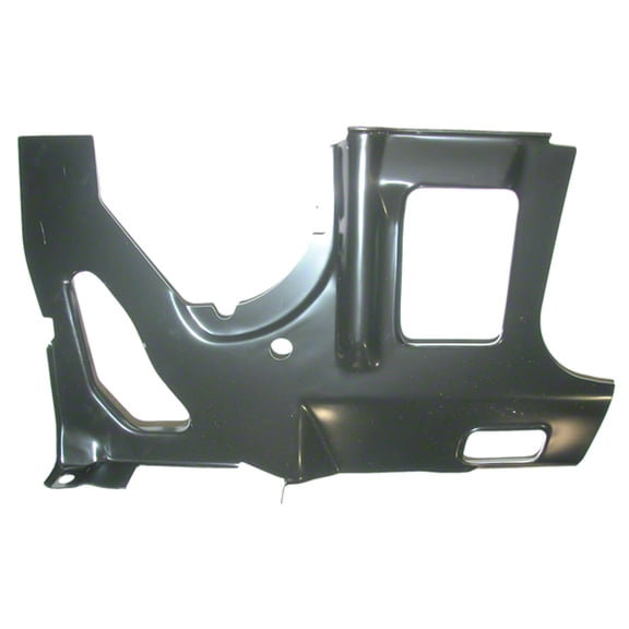 DRIVER SIDE HINGE PILLAR TO ROCKER PANEL REINFORCEMENT; KICK PANEL SUPPORT