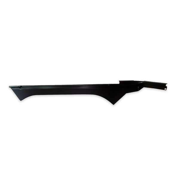 DRIVER SIDE QUARTER PANEL CHANNEL GUTTER; MAY REQUIRE MINOR CUTTING;  MADE OF STEEL