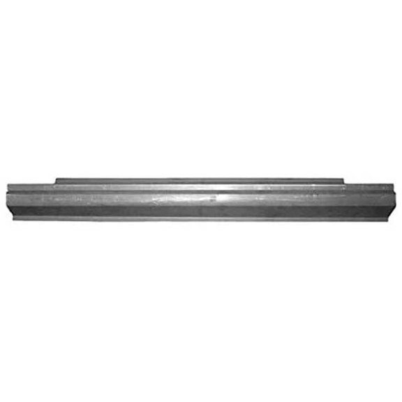 DRIVER SIDE ROCKER PANEL FOR 2-DOOR MODELS; SIZE 40.5 x 4.63 x 3.63   INCHES; SLIP-ON STYLE; MADE OF STEEL; [G]