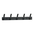 thumbnail image 1 of REGALWOVEN 1 Pack Coat Rack Wall Mount, Metal Coat Hook, Hat Rack, Wall Hooks for Hanging with 5 Hooks for Entryway, Bathroom, Bedroom Black 5, 1 of 7