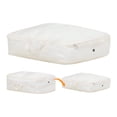 thumbnail image 1 of REGALWOVEN 1 Pack Foldable Clothes Storage, Storage Bags, Moving Bags for Organizing Bedroom, Clothing, Storage Containers with Handles Beige 15.5*12*4.5in, 1 of 7