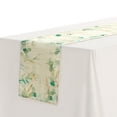thumbnail image 1 of REGALWOVEN 1 Pack Leaves Table Runner Linen Printed Table Runner for Daily Decoration Gold Green 13'x71', 1 of 5