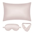 thumbnail image 1 of REGALWOVEN 1 Pcs Breathable Pillow Case with Envelope, Satin Pillowcases for Hair and Skin Pink Queen, 1 of 7