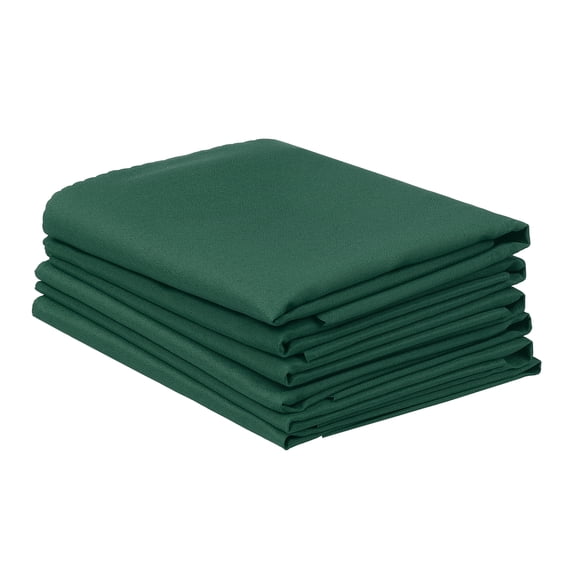 REGALWOVEN 6 Pack Polyester Cloth Napkins Dinner Napkins Cloth for Banquet Green 19"x19"