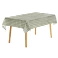 thumbnail image 1 of REGALWOVEN 6 Pack Rectangle Tablecloth Wrinkle Waterproof Plastic Table Cover for Party and Dining Room Grey 54' x 71', 1 of 5