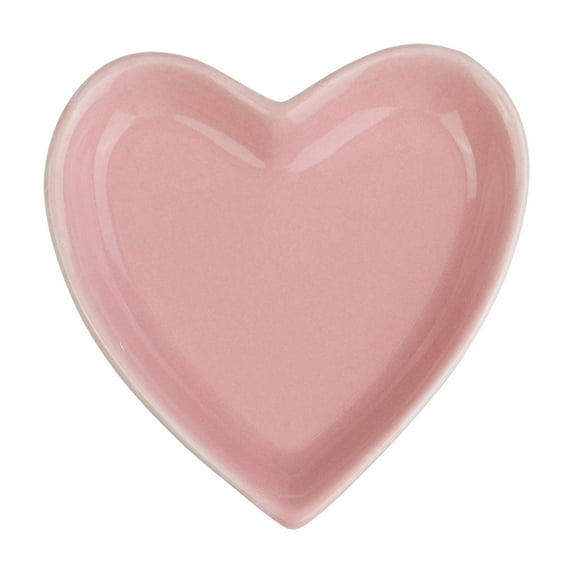 REGALWOVEN Ceramic Accessory Tray, Decorative Trinket Ring Dish for Organizing Earring Necklace Watch 3.54 in Pink