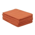 thumbnail image 1 of REGALWOVEN Cotton Napkins Cloth Napkins Set of 12 Washable Orange 17'x17', 1 of 6
