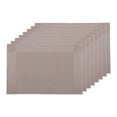 DRMHM Placemats Set of 8, Vinyl Placemats for Kitchen Dining Table