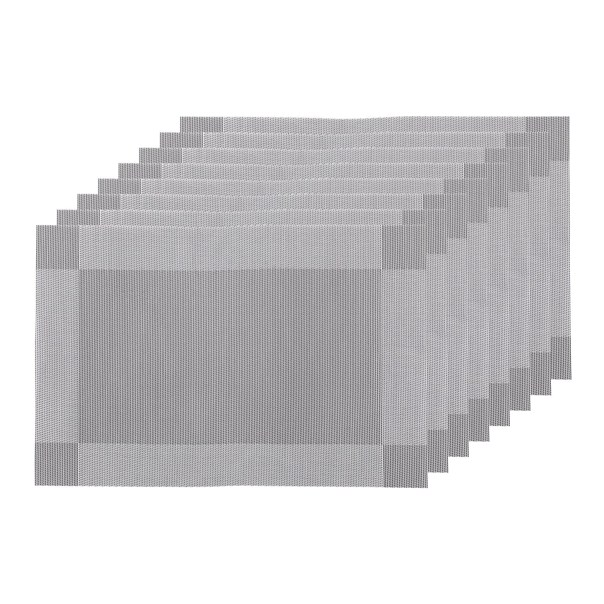 DRMHM Placemats Set of 8, Vinyl Placemats for Kitchen Dining Table