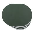 thumbnail image 1 of REGALWOVEN Placemats Set of 6 Leather Placemats for Kitchen Dining Table Decor Table Placemats Wipeable Table Mat Dark Green/Gray 16*12Inch, 1 of 7