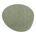 thumbnail image 1 of REGALWOVEN Placemats Set of 6 Oval Placemats for Kitchen Dining Table Decor Table Placemats Wipeable Table Mat Green 18*12.5Inch, 1 of 7