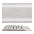 thumbnail image 1 of REGALWOVEN Placemats Set of 6 Vinyl Placemats for Kitchen Dining Table Decor Washable Heat Resistant Table Placemats Wipeable Table Mat White 18*12in, 1 of 7