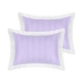 thumbnail image 1 of REGALWOVEN Polyester Pillow Shams with Ruffles Pleated, 2 Pcs Envelope Closure Pillowcases, Purple Queen (20'x30'), 1 of 6