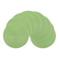 thumbnail image 1 of REGALWOVEN Rustic Placemats Set of 6 Woven Placemats for Dining Table Decor Indoor Outdoor Washable Kitchen Table Mat Wipe Clean Green 15x15inch, 1 of 7