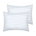 thumbnail image 1 of REGALWOVEN Satin Pillow Cases Set of 2 for Hair and Skin, Cooling Pillow Covers with Envelope Closure White Standard, 1 of 8