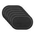 thumbnail image 1 of REGALWOVEN Set of 6 Placemats, Faux Leather Placemats for Kitchen Dining Table Decor, Washable Heat Resistant Table Placemats Wipeable Table Mat Black 18*12in, 1 of 7