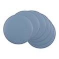 thumbnail image 1 of REGALWOVEN Set of 6 Placemats, Faux Leather Placemats for Kitchen Dining Table Decor Washable Heat Resistant Table Placemats Wipeable Table Mat Blue 15x15in, 1 of 7