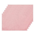 thumbnail image 1 of REGALWOVEN Set of 6 Faux Linen Placemats for Banquet Dinner Buffet Light Pink 19x13 inch, 1 of 6