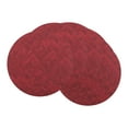 thumbnail image 1 of REGALWOVEN Set of 6 Placemats for Kitchen Dining Table Decor, Faux Leather Washable Heat Resistant Table Mat Wipeable Placemats Burgundy 13*13in, 1 of 7