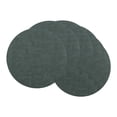 thumbnail image 1 of REGALWOVEN Set of 6 Placemats for Kitchen Dining Table Decor, Faux Leather Washable Heat Resistant Table Mat Wipeable Placemats Dark Green 13*13in, 1 of 7