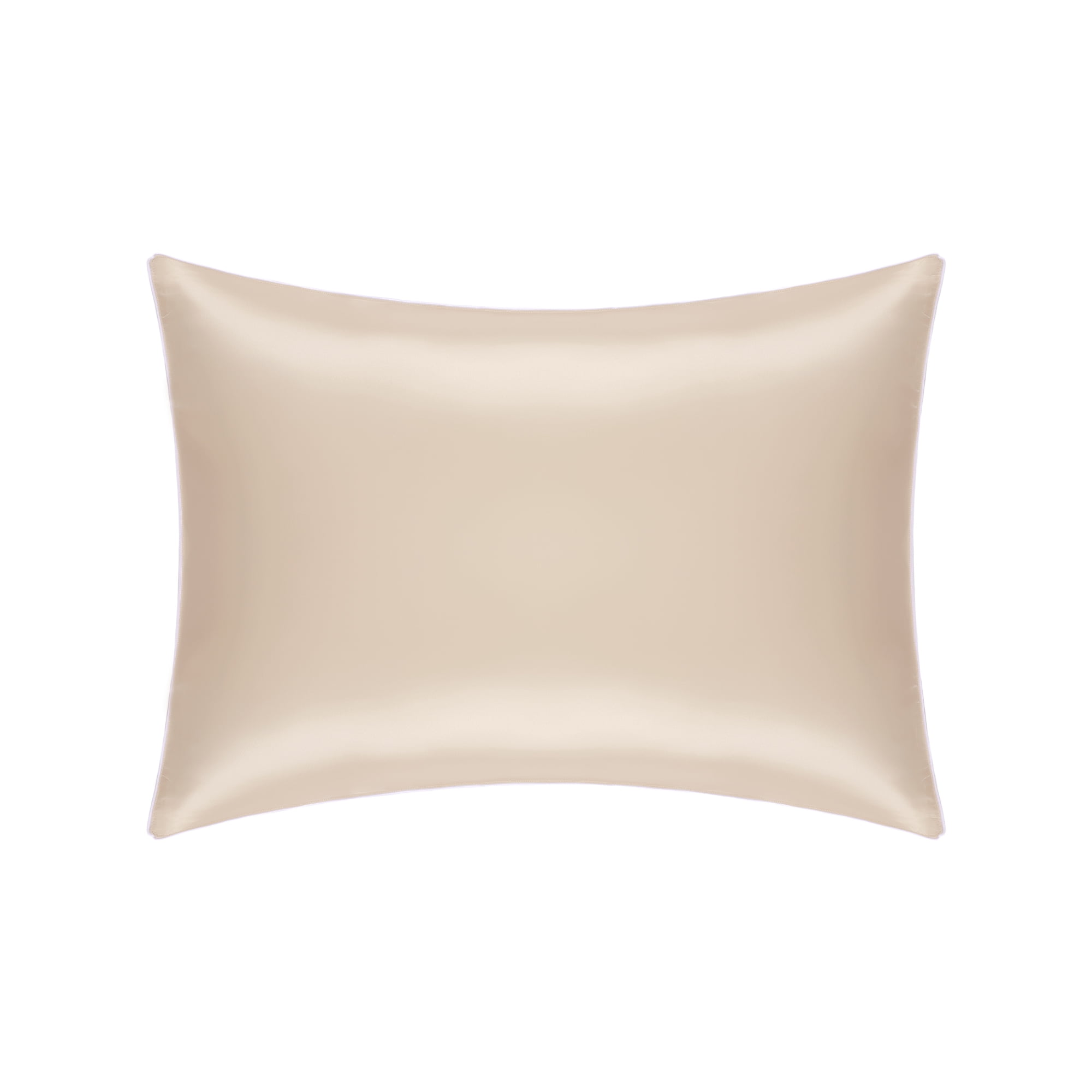 REGALWOVEN Silk Pillowcase Soft Queen Silk Pillow Cover with Envelope Closure Gold Queen(20'x30')