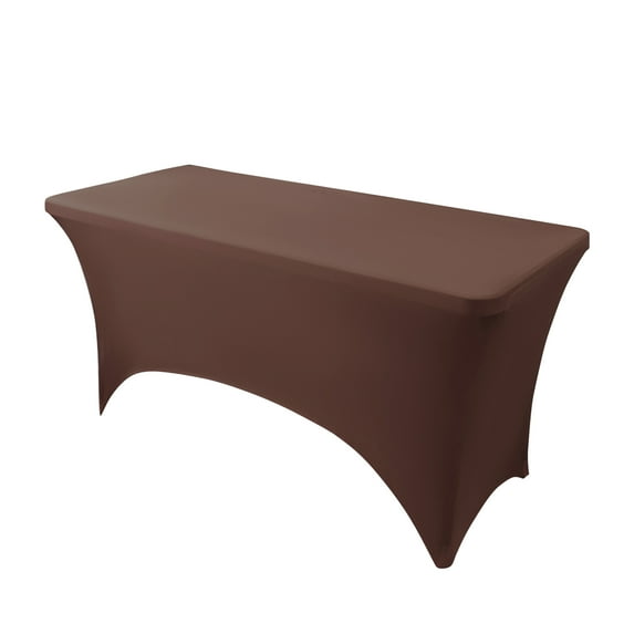 REGALWOVEN Spandex Tablecloth 1 Pack Table Cover for 4 Foot Table Coffee 6FT