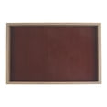 thumbnail image 1 of REGALWOVEN Velvet Accessory Organizer Trays with Removable Dividers for Drawers, Accessory Case Brown Flat Tray, 1 of 7