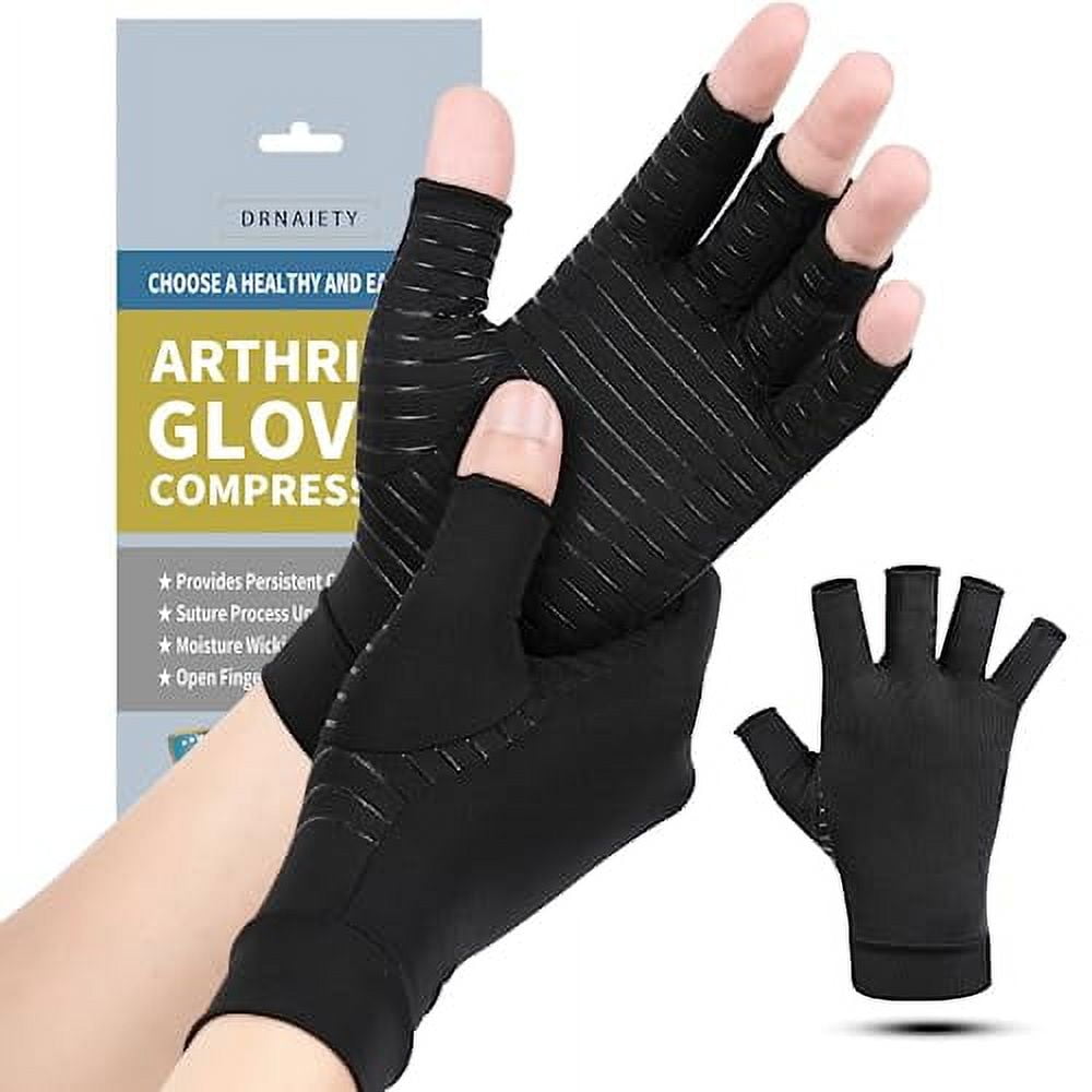 DRNAIETY Copper Arthritis Compression Gloves Arthritis Gloves for Men