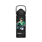DRNK Bubblebottle | Insulated Stainless Steel Waterbottle with Straw and Wide Mouth | Protective Silicone Base | Leak-Proof Durable Bottle for Sports & School | 18oz Legend