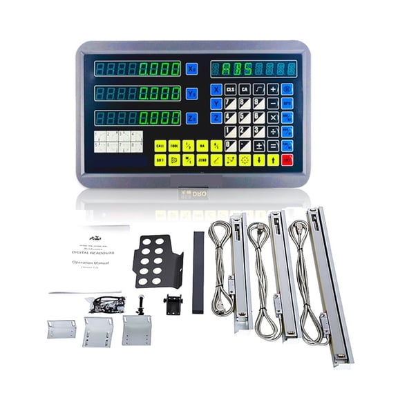 DRO 3 Axis Digital Readout Display Linear Scale Encoder System GCS900-3D For Lathe Milling Machine Measuring Tools