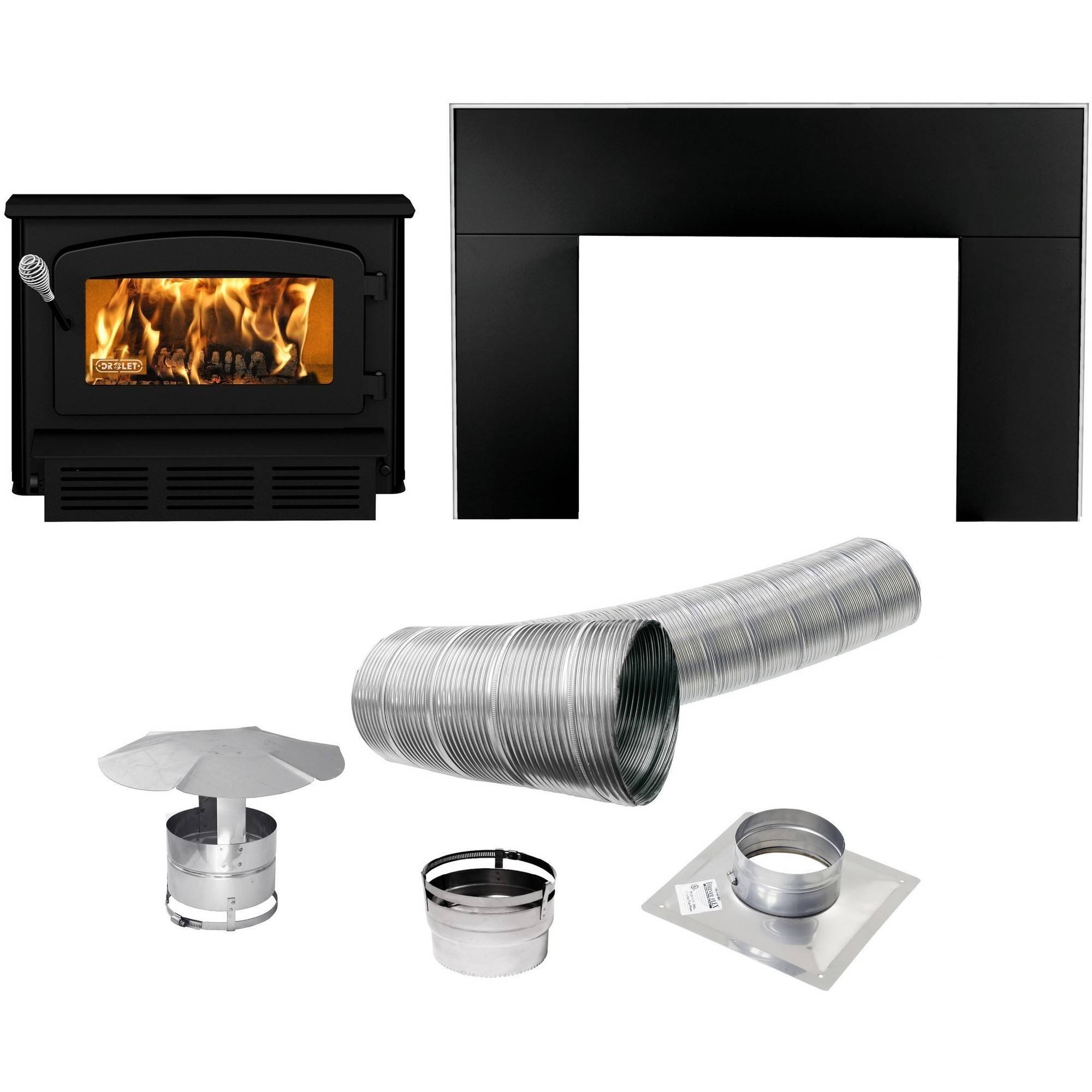DROLET ESCAPE 1400-I WOOD INSERT TRIO - Walmart.com