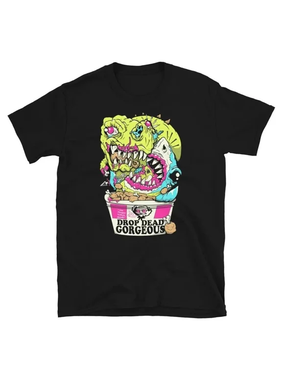 DROP DEAD, GORGEOUS Nom Nom Nom Classic Black T-Shirt Full Size S-5XL BT693 | eBay