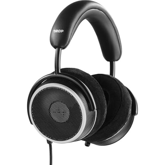 DROP + GRELL OAE1 WIRED OPEN-BACK HEADPHONES, AXEL GRELL DESIGN, BIOCELLULOSE