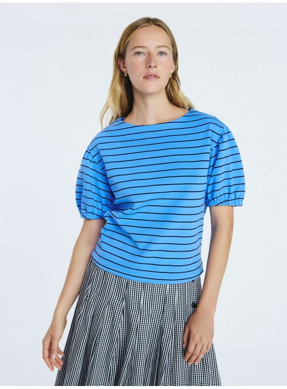 Women's Puff Sleeve Tee, Sizes XS-XXL