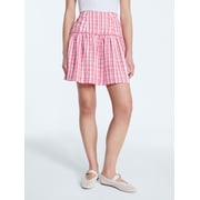 Women's and Women's Plus Drop Waist Tweed Mini Skirt, Sizes 0-22