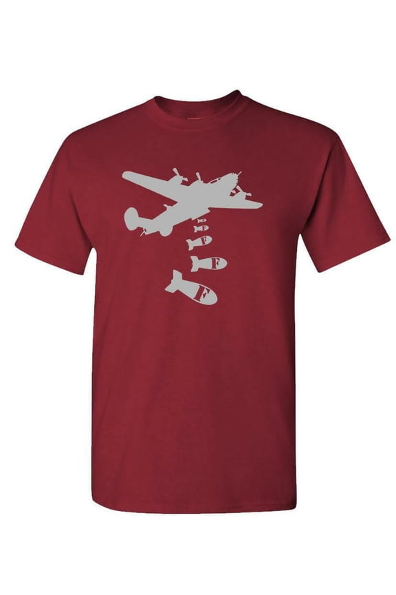 DROPPING F BOMBS - Unisex Cotton T-Shirt Tee Shirt