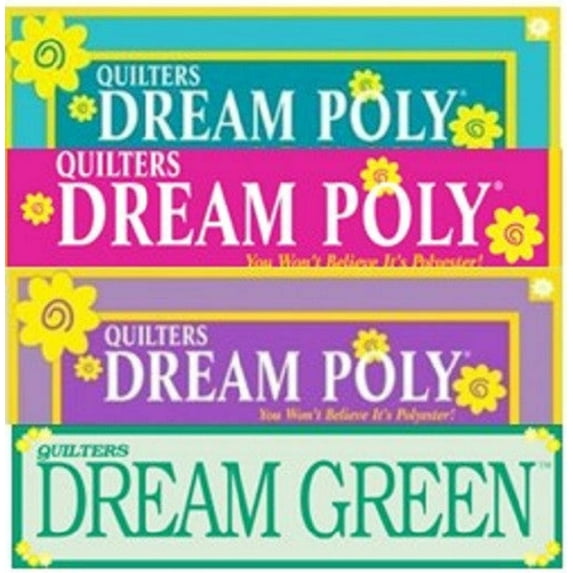 DRPOTW Dream Poly Twin Asst Batting Set (4) shipping included*